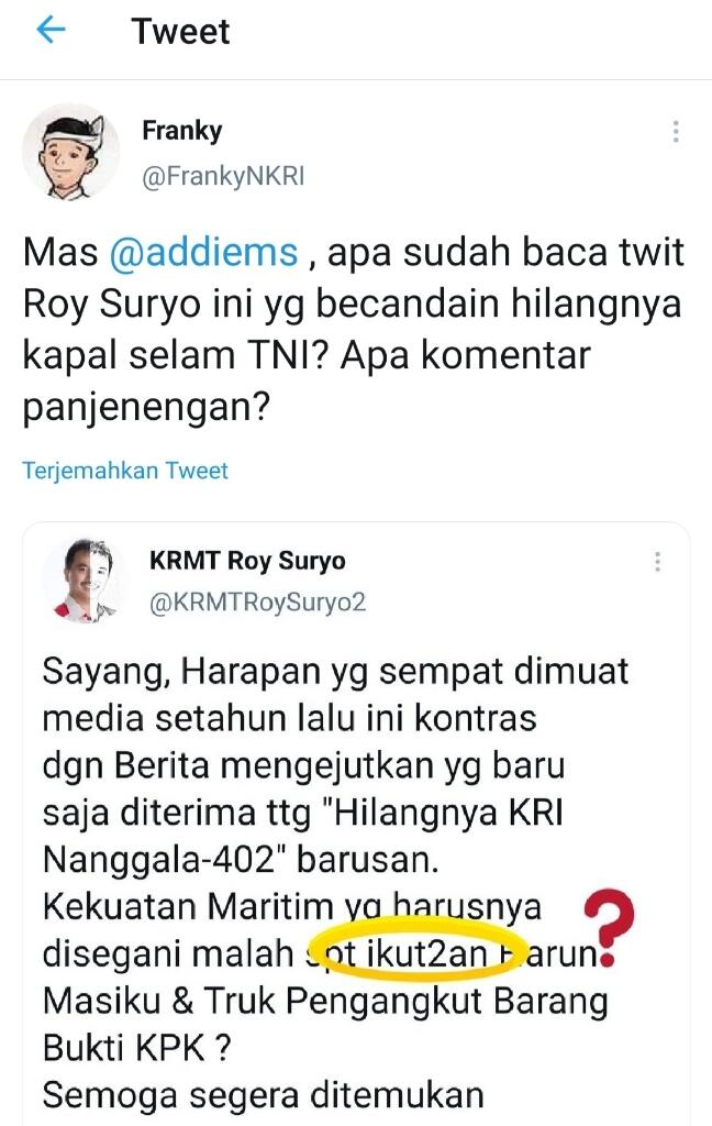 Roy Suryo Sebelum Ditahan: Umat Buddha Mendukung, Saya Tidak Menistakan Agama