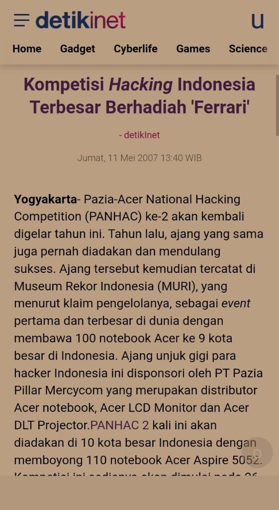 Peretas dan Website Pemerintahan