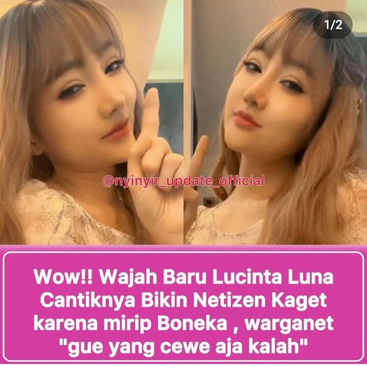 Lihat Wajah Lucinta Luna Bak Bidadari, Awas Entar Kesemsem Kalau Kelamaan Lihatnya