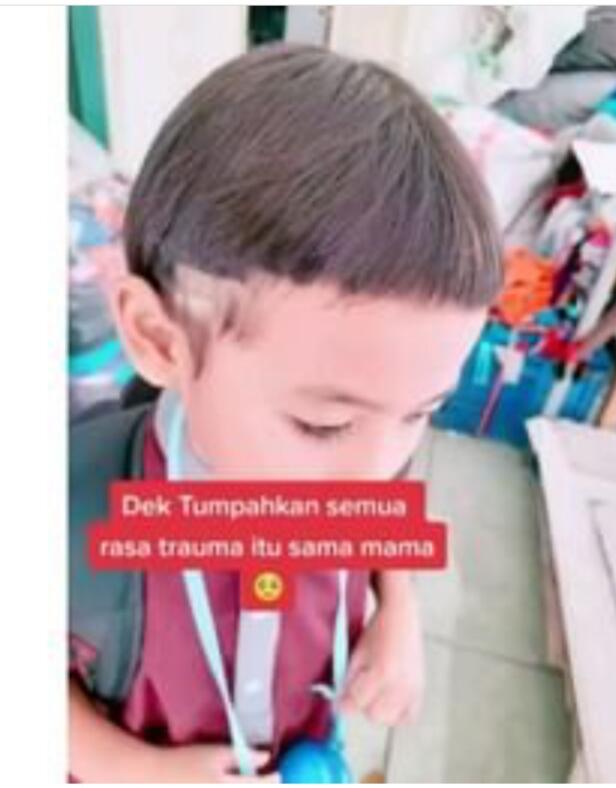 Bocah Kelas 1 SD Rambutnya Dipotong Asal, Ibu Ini Mengamuk Di Hadapan Guru, Pantas? 