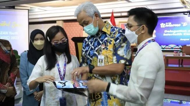 Pemuda Lintas Agama ASEAN Temui Ganjar Pranowo, Belajar Soal Kemajemukan & Perdamaian