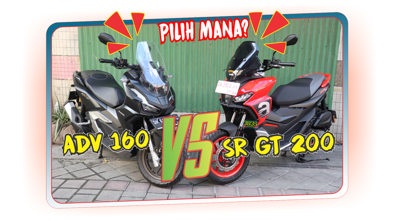 Pilih Mana ADV 160 Atau Aprilia SR GT 200 ?