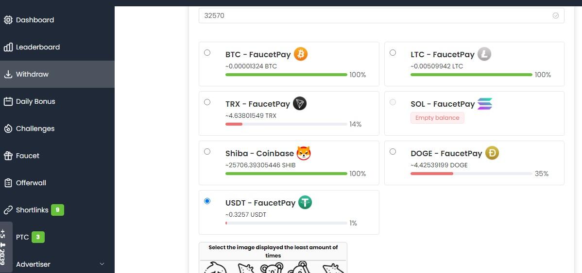 faucet offerwall shortlink ptc
