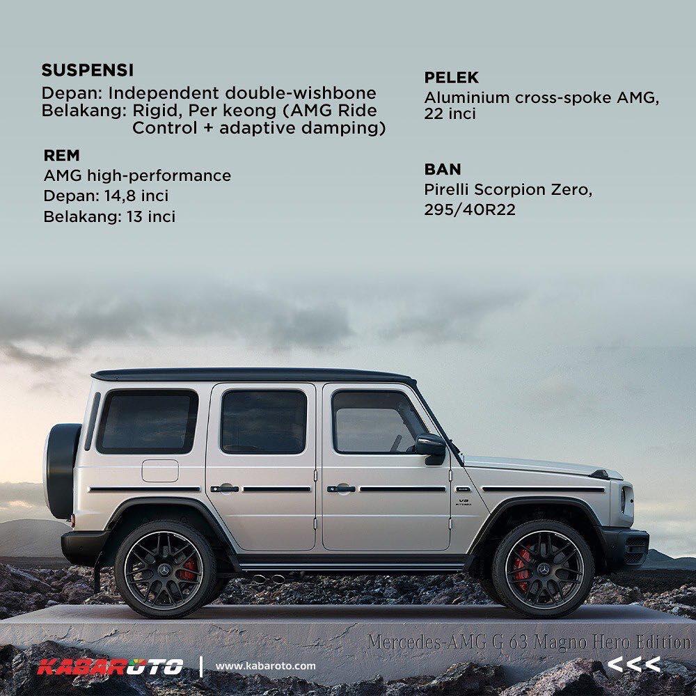 Mercedes AMG G 63 Magno Hero Edition Hanya 300 Unit
