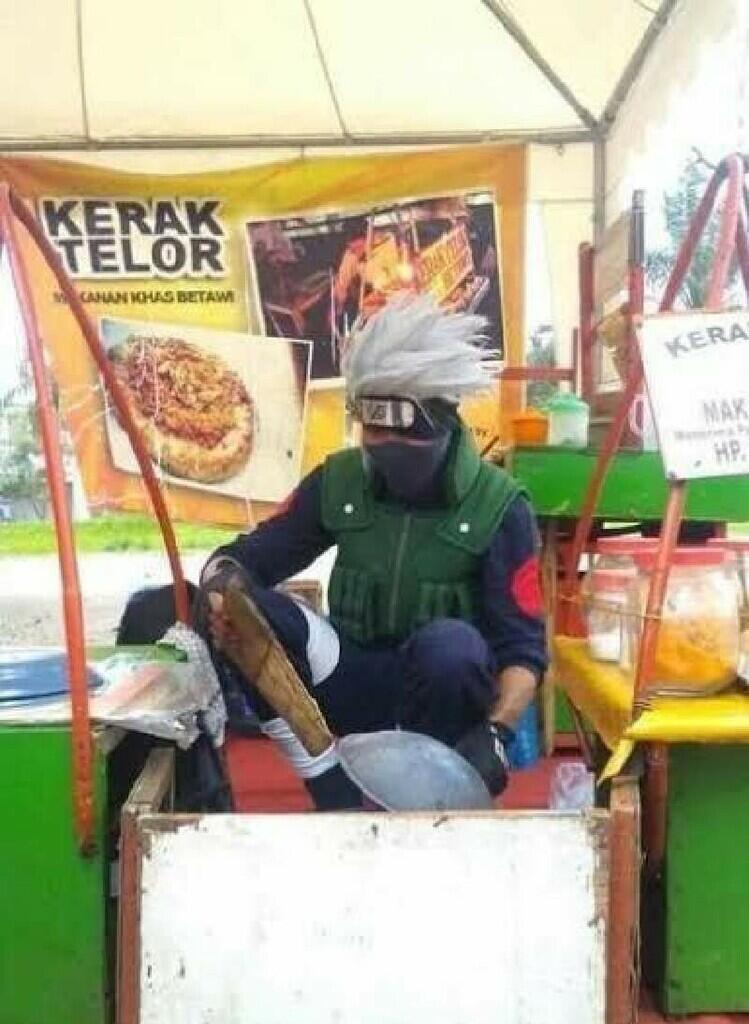 VIRAL AKSI KOCAK PARA PEDAGANG KAKI LIMA