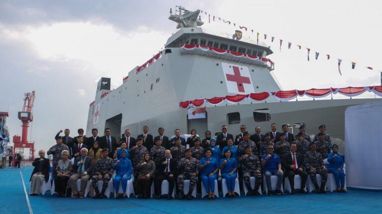 Kado HUT RI, PT PAL Luncurkan Kapal Rumah Sakit KRI dr. Radjiman Wedyodiningrat-992