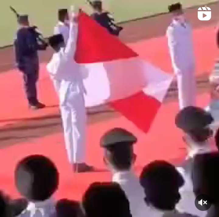 Insiden Saat Pengibaran Bendera di Solo, Tali Bendera Putus Cocoklogi Lepas Masker 