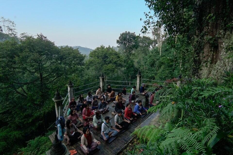 Foto Kedamaian Meditasi di Dusun Krecek Temanggung