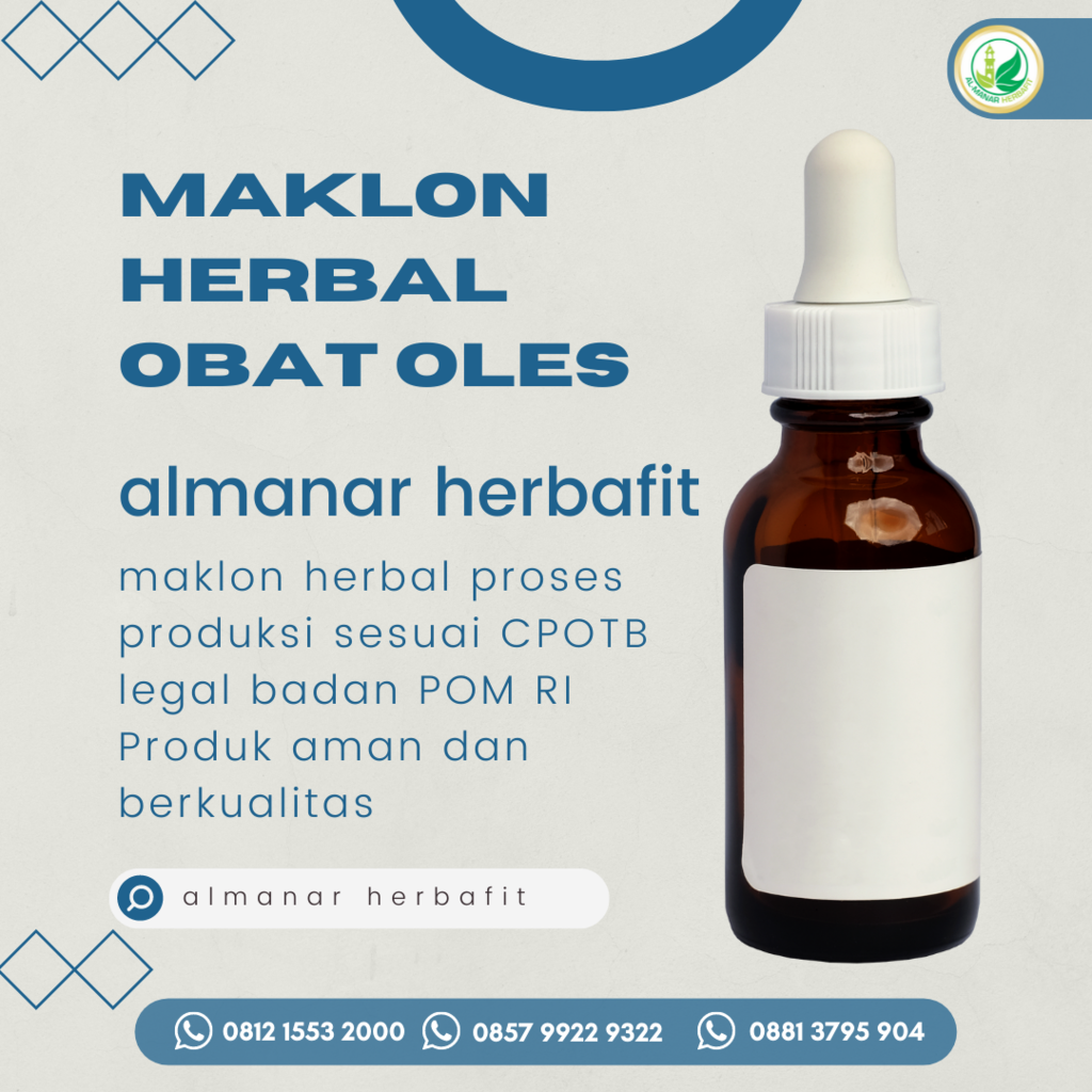 produksi obat oles gondongan pada anak (62 857 9922 9322) CV Almanar Herbafit