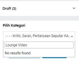 &#91;ASK&#93; Kenapa Saat pengen bikin THREAD tidak ada pilihan Kategori &quot;Lounge Video&quot; ?