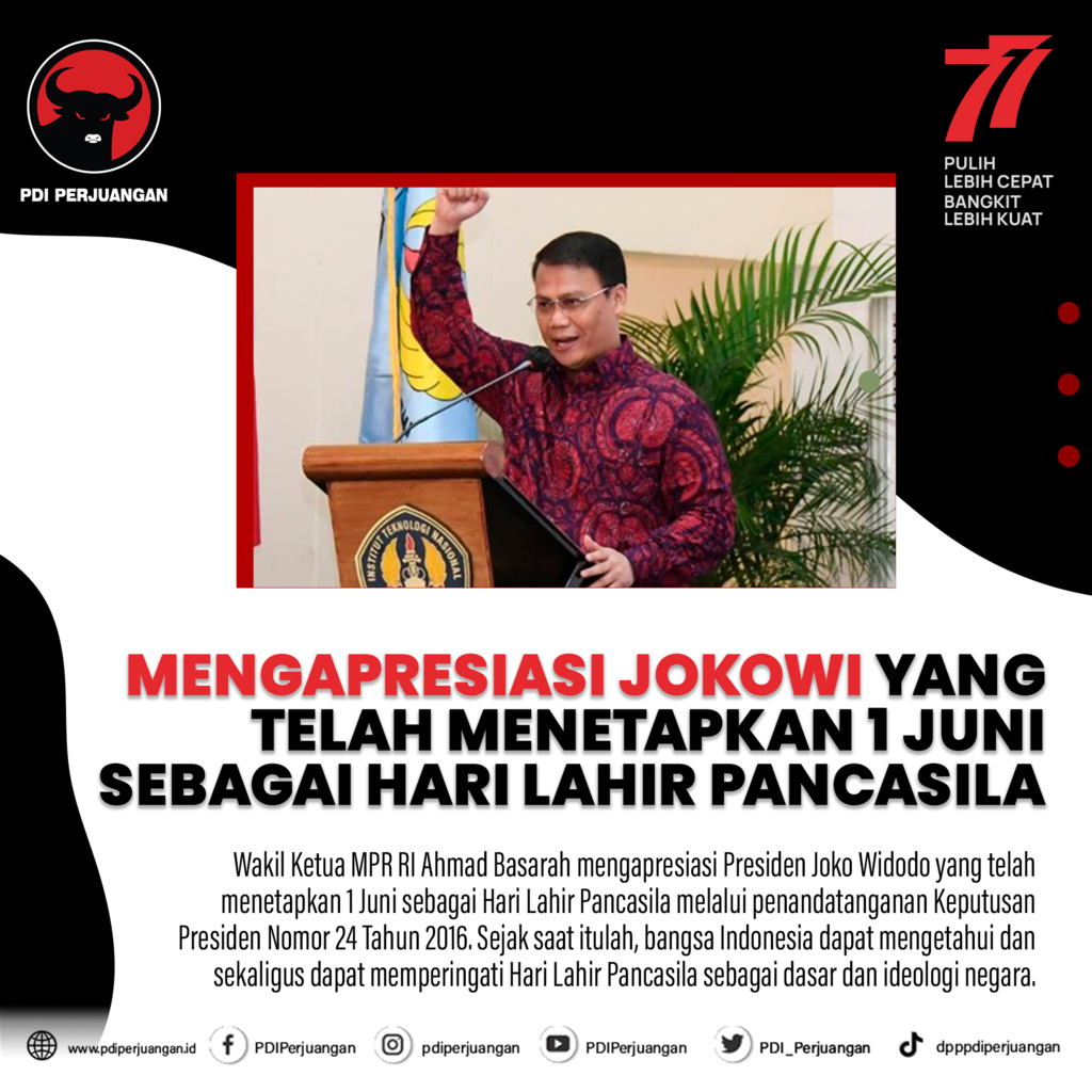 Ahmad Basarah Ingatkan Pentingnya Makna Hari Konstitusi & Pancasila