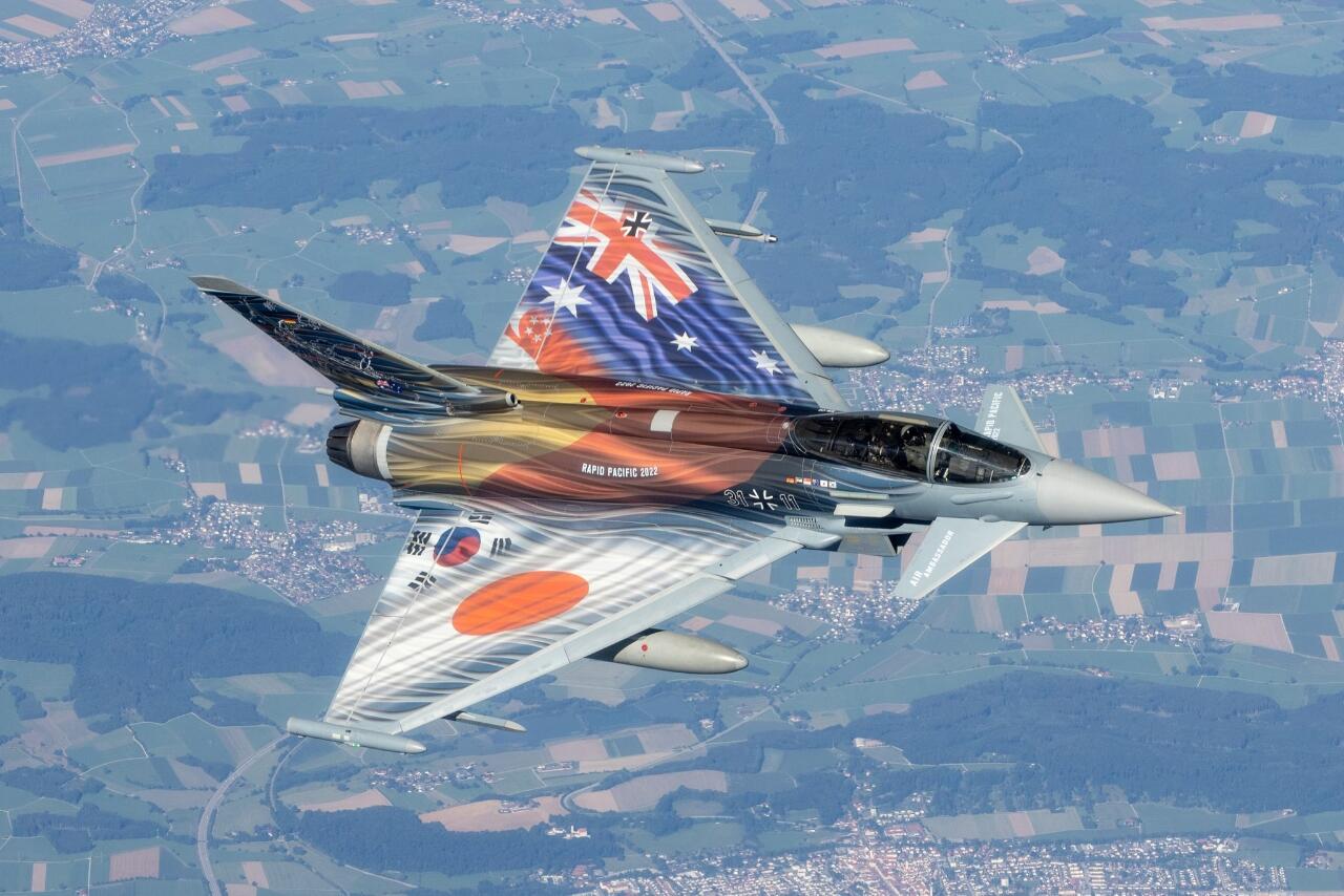 Sudah Dandan Cantik Malah Ditinggal, Typhoon Luftwaffe Ditinggal Rombongan di UEA 