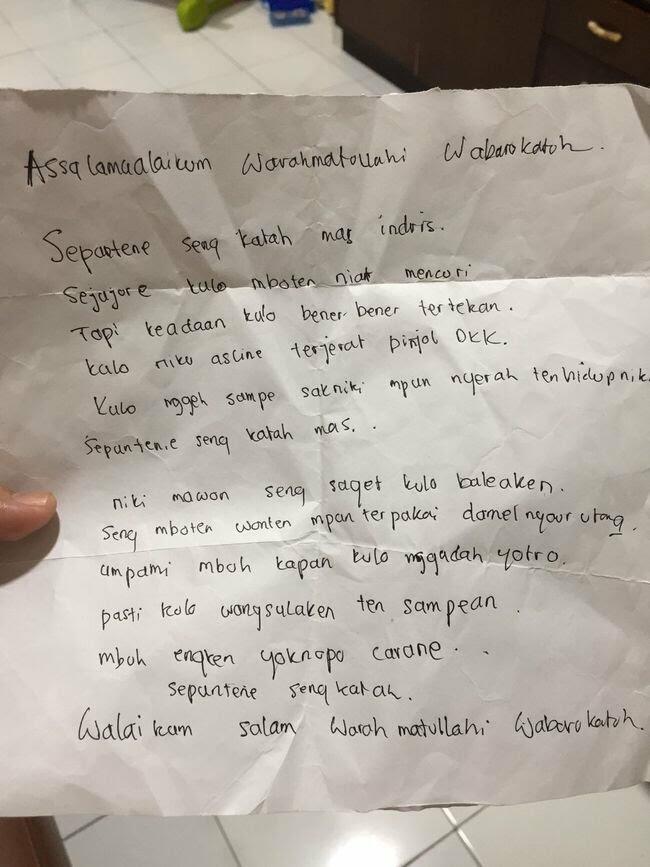 Ketika Maling Mengembalikan Barang Curiannya, Apakah Akan Tetap Dipidana?