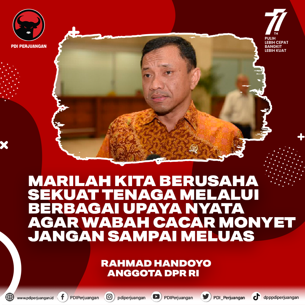 Kasus Cacar Monyet di Indonesia Terkonfirmasi, Komisi IX DPR Minta Publik Tak Panik