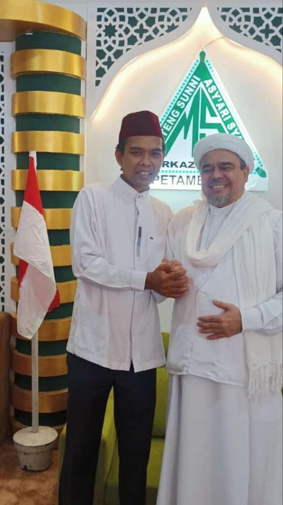 Ustad Abdul Somad Bertemu Habib Rizieq, 2024 Sepertinya Akan Lebih Sejuk!