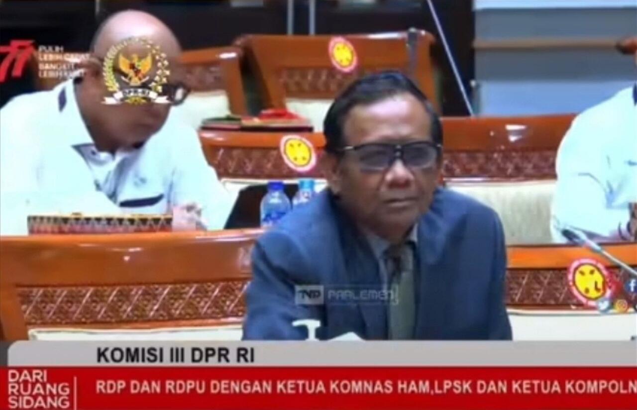 Mahfud MD Sebut DPR Diam Saja Atas Kasus Irjen Ferdy Sambo, Apa yang Terjadi?