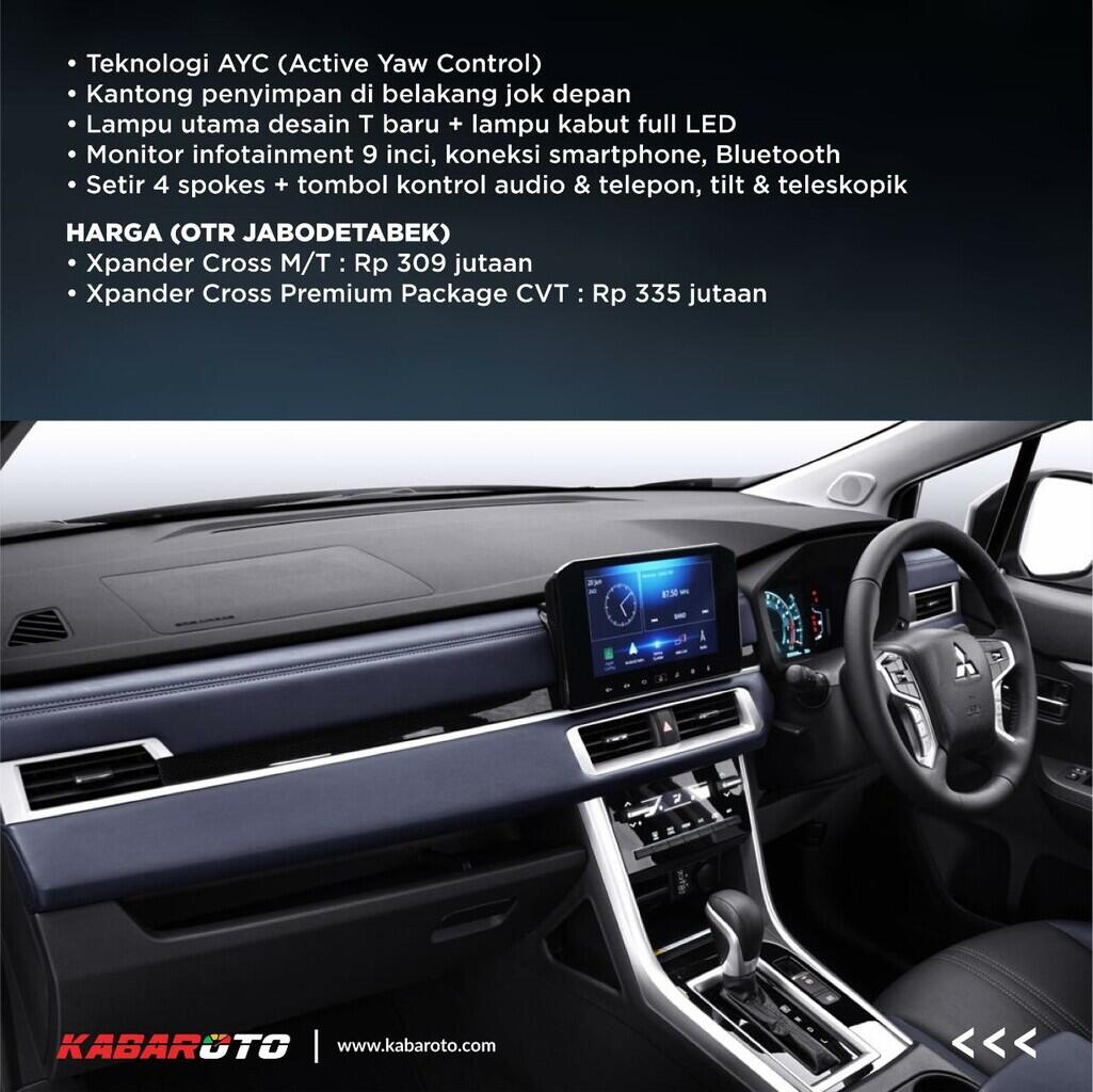Profil New Mitsubishi Xpander Cross, Ubahan Eksterior Dan Tambah Fitur Baru