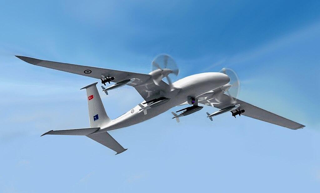 Drone Akinci Buatan Turki Sukses Terbang dengan Muatan Senjata Penuh