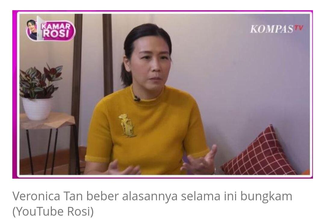 Veronica Tan Akhirnya Ungkap Alasan Hanya Diam saat Digosipkan Selingkuh hingga Cerai