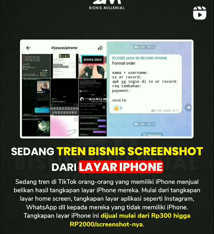 Gansis Ikutan Tren Bisnis Screenshot dari Layar iPhone, Sudah Tahu Bahaya dan Manfaat
