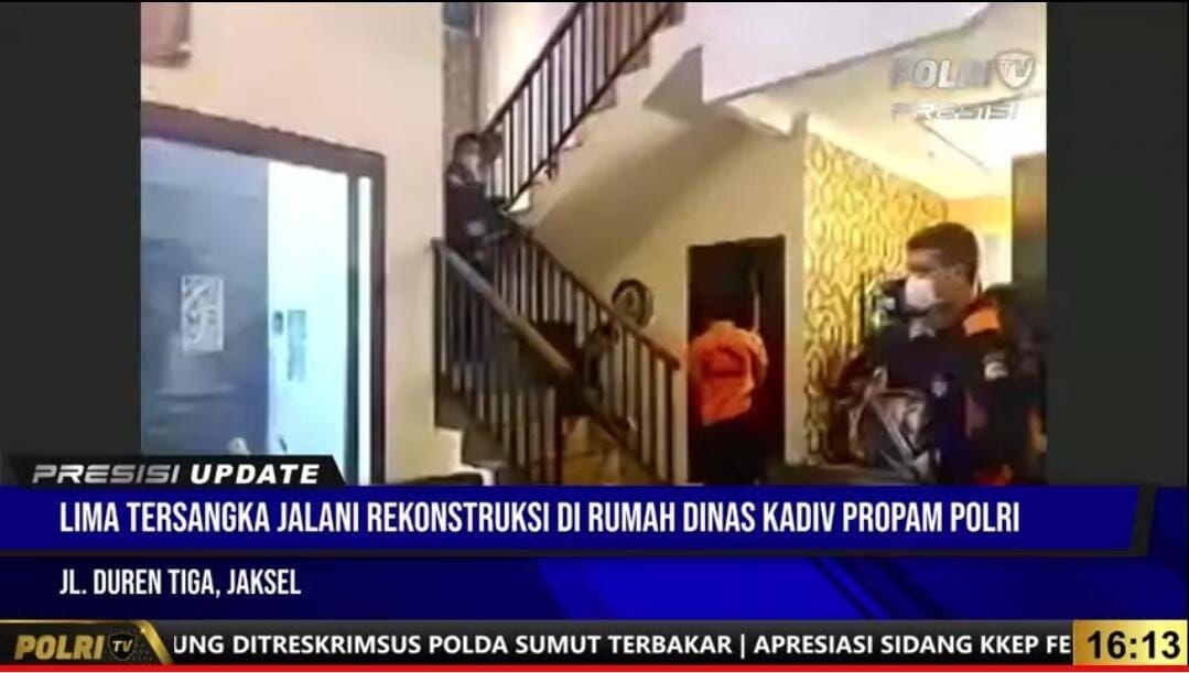 Ini Tangga yang Jadi Tempat Berlindung Bharada E di Skenario Palsu Sambo