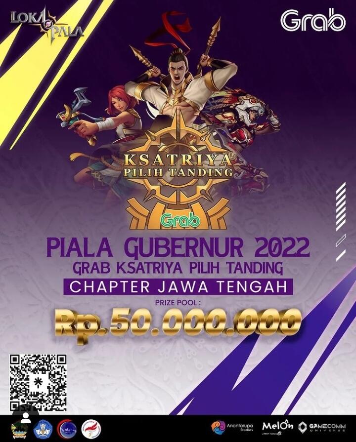 Lokapala Piala Gubernur Jawa Tengah 2022, Grab: "Ksatriya Pilih Tanding"