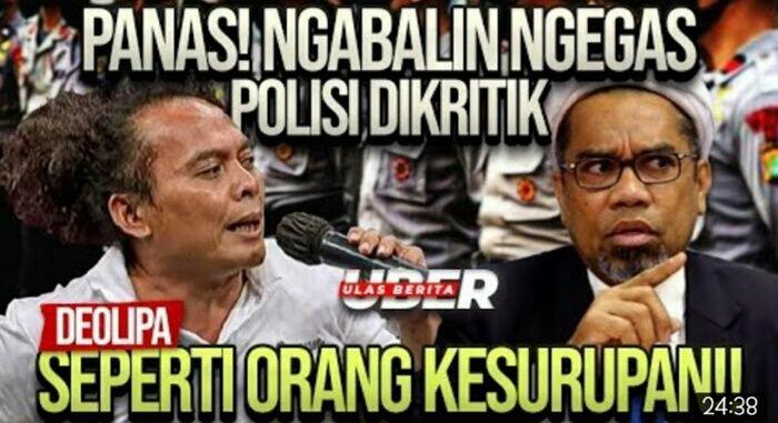 Ngabalin Naik Pitam Saat Debat Perombakan Polri, Deolipa : Jangan Ngamuk Kesurupan