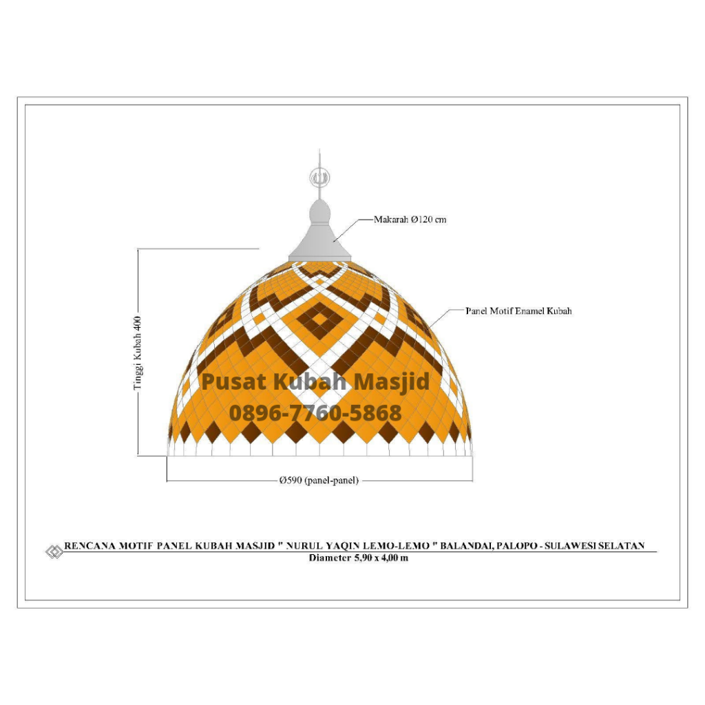 WA 0896-7760-5868 TEMPAT PEMBUATAN KUBAH MASJID