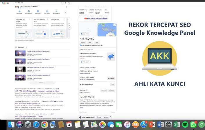 Rekor Tercepat SEO Google Knowledge Panel Oleh Ahli Kata Kunci