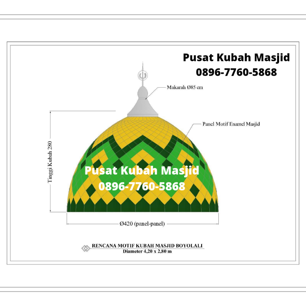 0896-7760-5868 (PROMO), PUSAT PEMBUATAN KUBAH MASJID DI Kabupaten Bengkulu Selatan