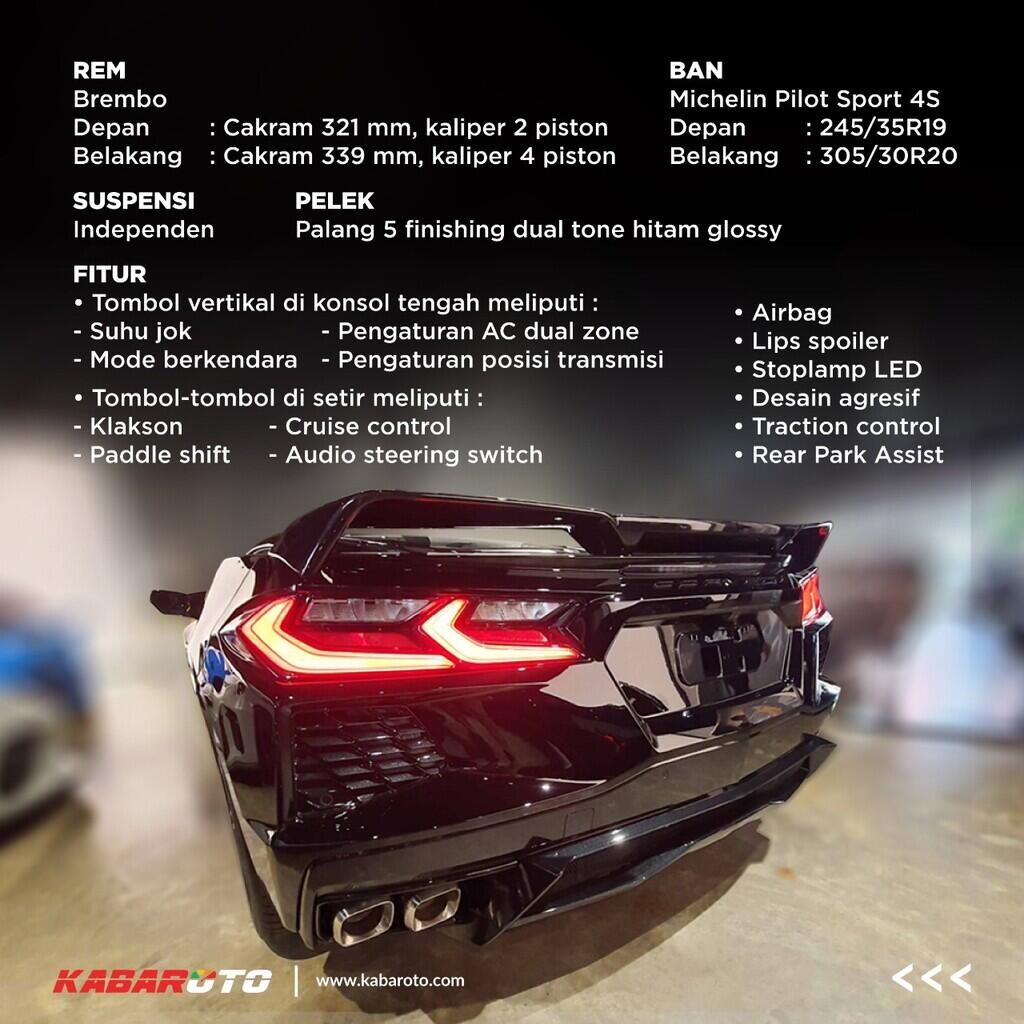 Profil Chevrolet Corvette Stingray C8