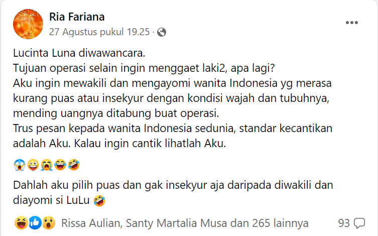 Cantik Versus Menarik Itu Membandingkan Lucinta Luna dan Kiky Saputri, GanSis Setuju?