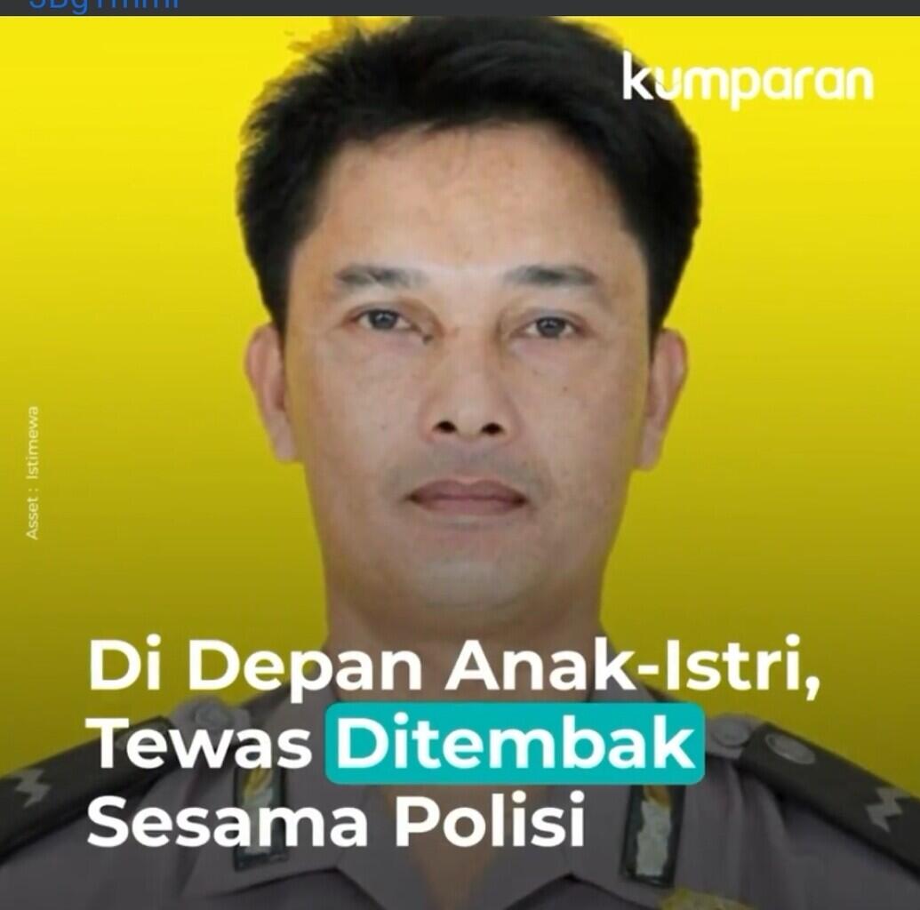 Ini Tampang Aipda RS, Polisi yang Tembak Rekan Sesama Polisi Sampai Tewas di Lampung