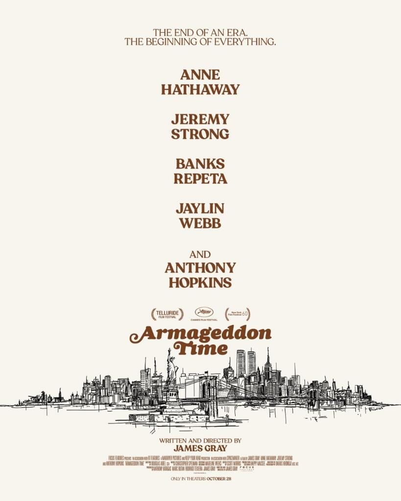 Armageddon Time (2022) | Anna Hathaway, Anthony Hopkins, Jeremy Strong