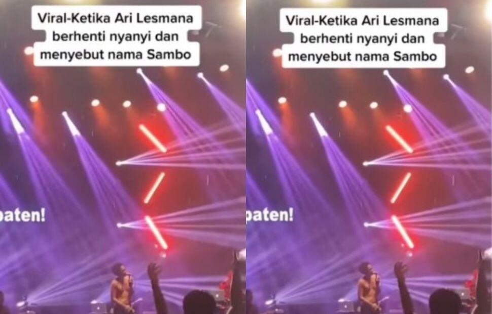 Video Ari Lesmana Fourtwnty Teriakkan Nama Sambo, Penonton Khawatir Ada Tukang Bakso