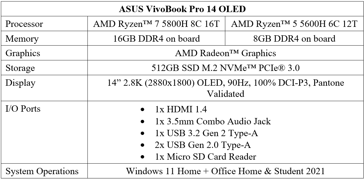 Laptop OLED dari ASUS yang Powerful Tapi Terjangkau!