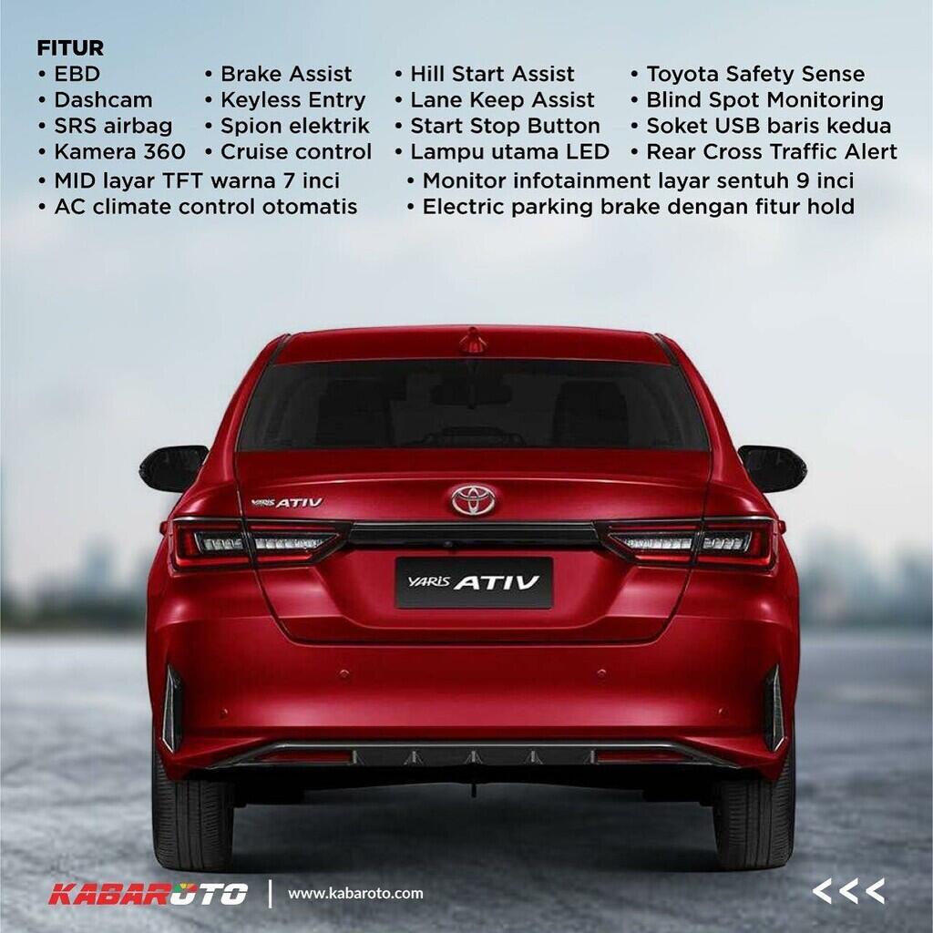 Toyota Yaris Ativ Hadir Di Thailand, Punya Tampang Layaknya Mark X