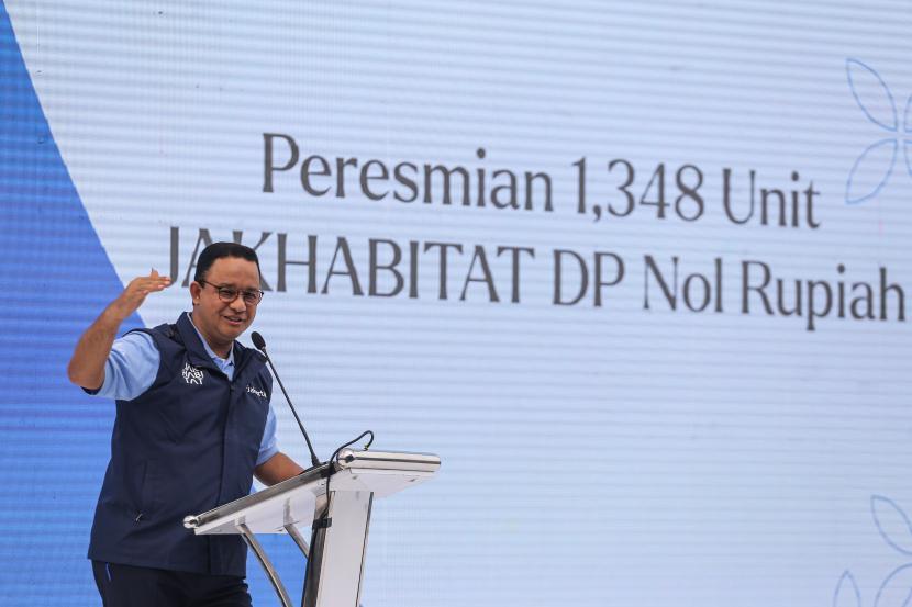 Anies Baswedan Resmikan 1.348 Unit Hunian DP 0 Rupiah di Jaktim