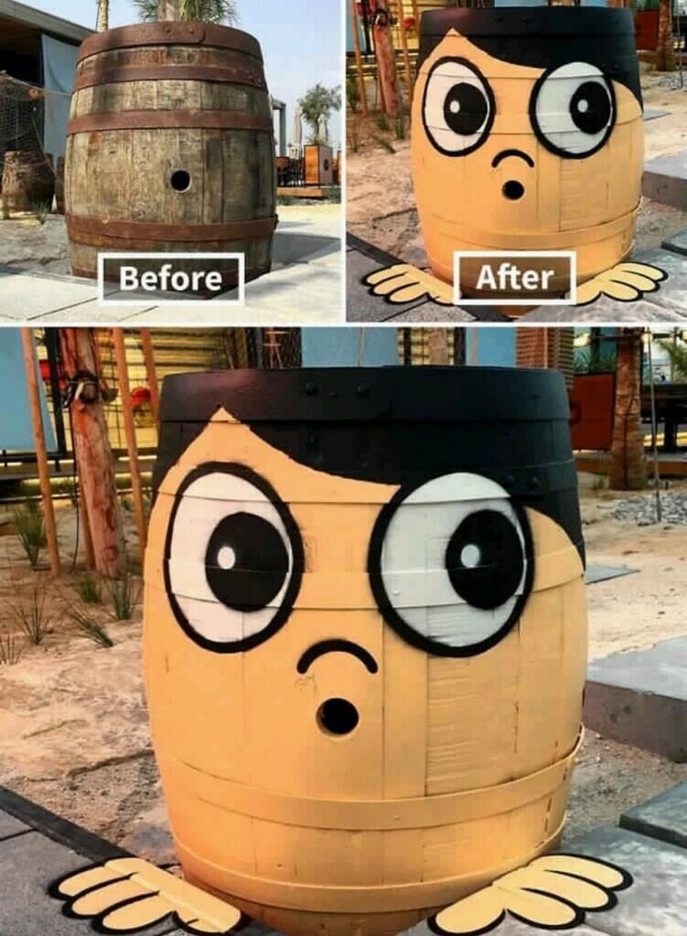 Keren Abis! Street Art Jalanan yang Digambar Pada Benda-Benda Tak Terduga
