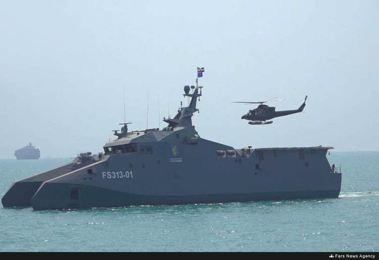 Shahid Soleimani - Kapal Korvet Rudal Terbaru Iran yang Mengadopsi Desain Katamaran
