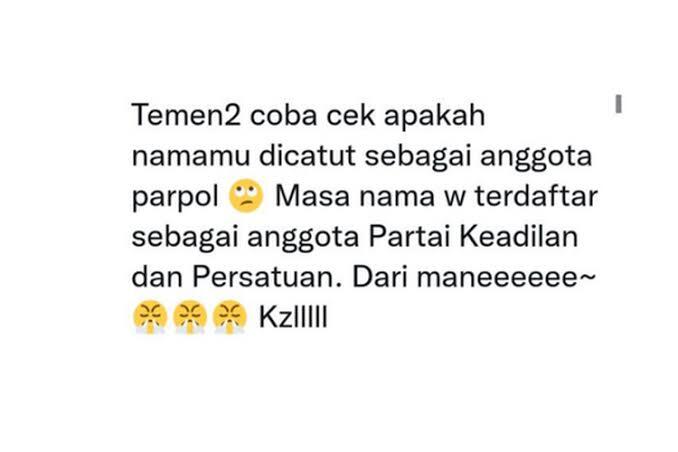 Apakah NIK Lu Dicatut Jadi Anggota Parpol?