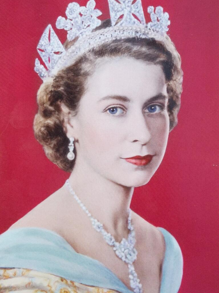 Potret Ratu Elizabeth II