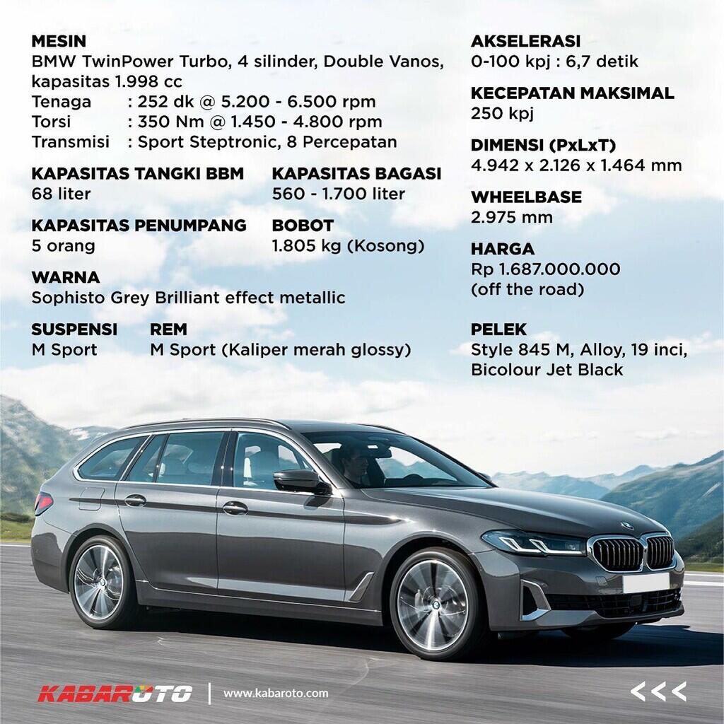 Tenaga Mesin The New BMW 520i M Sport Lebih Besar Dari 530i Opulence, Ini Alasannya
