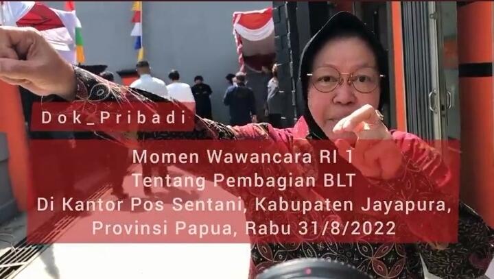 Viral Video Jokowi Ditanya Soal BLT, Langsung Tunjuk Menteri Risma Untuk Menjelaskan