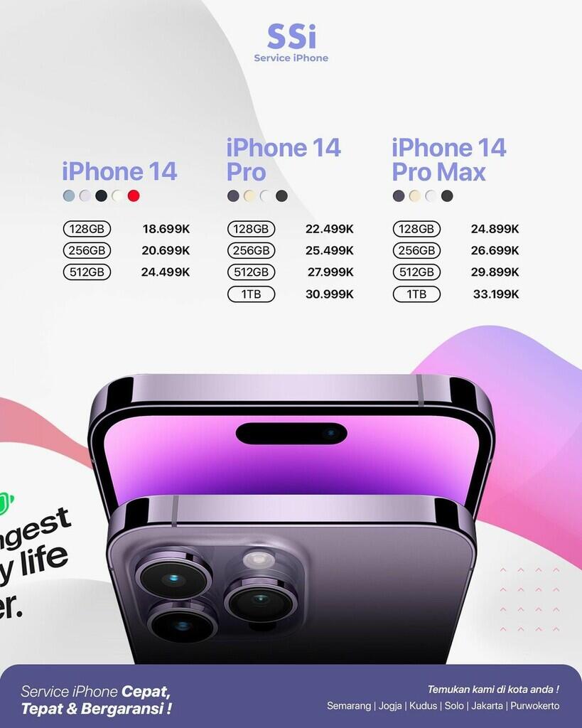 IBGADGETSTORE Open PO iPhone 14 di Semarang!