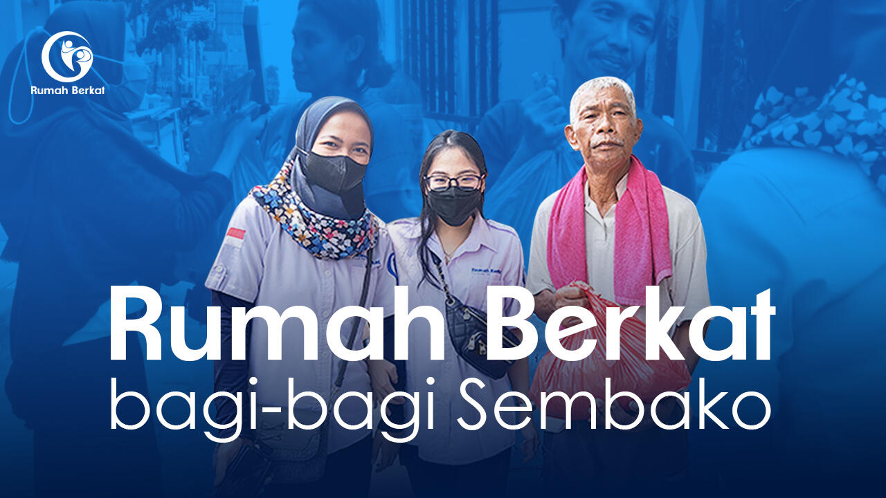 Rumah Berkat Keliling Jakarta Bagi-bagi Paket Sembako !!