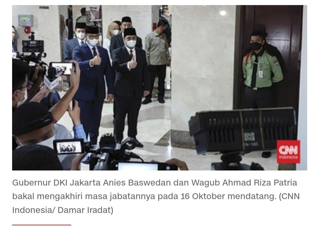 Tahapan Pemberhentian Anies Baswedan sebagai Gubernur DKI Jakarta