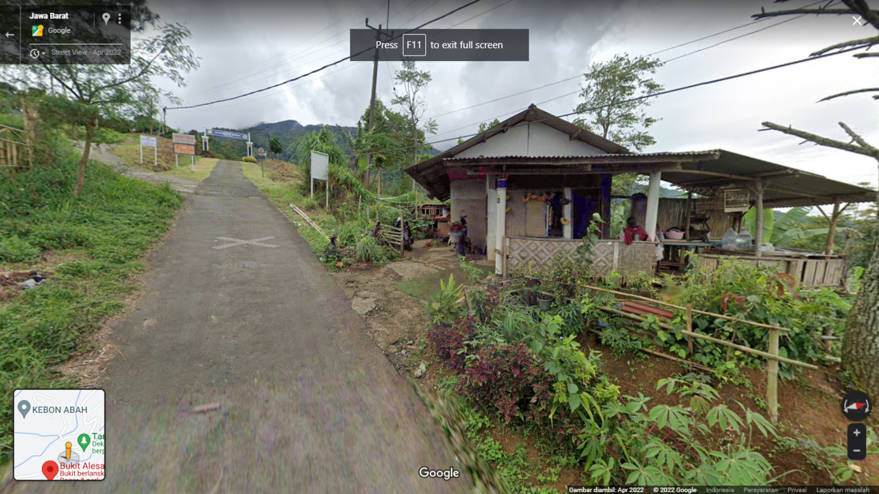 Bukit Alesano, Camping dengan view Gunung Gede Pangrango