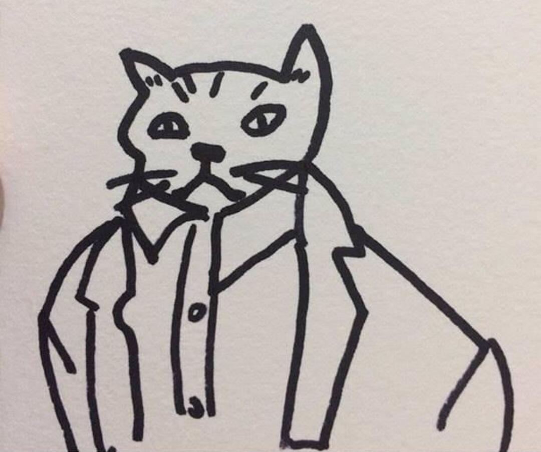 Gokil! 10 Pose Kucing Terkonyol Beserta Ilustrasi Gambarnya Pada Kertas