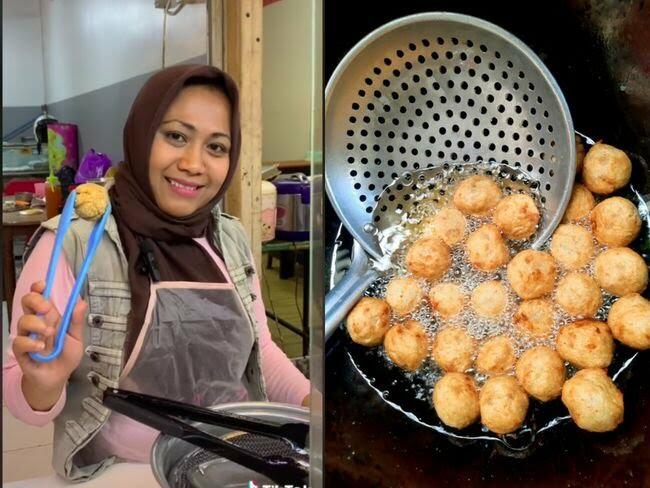 Ini Klarifikasi Wanita Muslim Penjual Bakso Goreng Babi yang Bikin Heboh